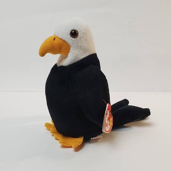 Ty Beanie Baby BALDY Stuffed Animal Toy - Picture 1 of 6